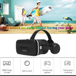 MetaNexusXR VR headset box, showcasing stereo 3D glasses and cardboard VR for smartphones up to 7.2", supporting gamepads. | MetaNexusXR