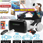 Wireless Virtual Reality Glasses IMAX Huge Screen 3D Glasses Google Cardboard Box VR Headset for 4.7-7.2" Phone,Support Gamepad Metanexus XR