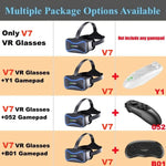 MetaNexusXR V7 4K VR headset with phone, compatible with iOS/Android, supports joysticks. | MetaNexusXR