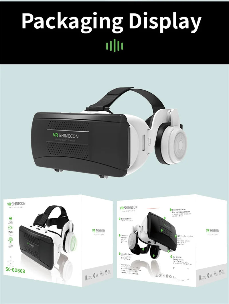 MetaNexusXR VR headset projecting IMAX 3D film onto smartphone for immersive viewing | MetaNexusXR