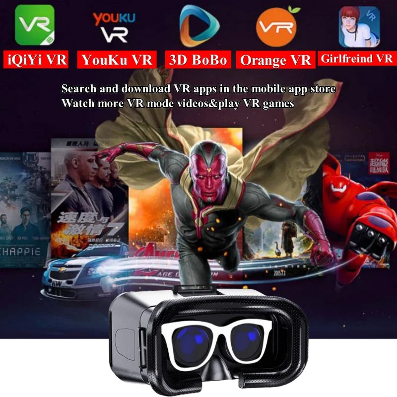 MetaNexusXR V7 4K VR headset with phone compatibility and joystick support. | MetaNexusXR