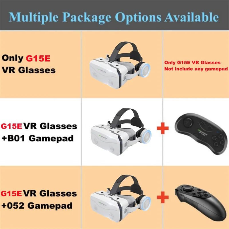 MetaNexusXR G15E VR headset streaming IMAX 3D movie on smartphone viewer | MetaNexusXR