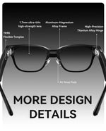 Rokid Glasses lightweight AR smartglasses take photos navigate in real time translate teleprompters AI Glasses Metanexus XR
