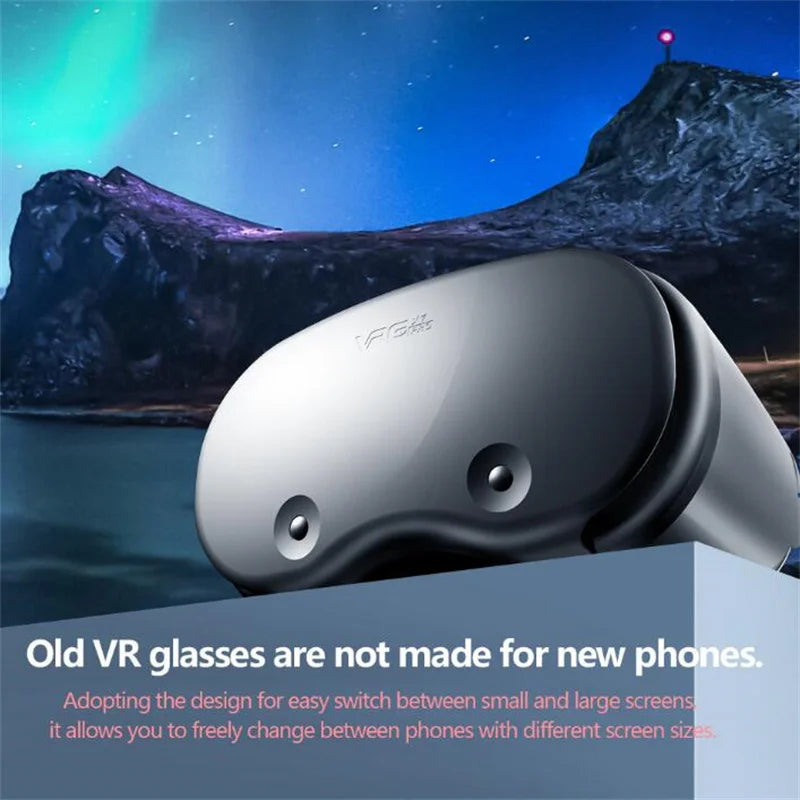 MetaNexusXR VRG X7 VR headset box, showcasing VR glasses compatible with iOS/Android smartphones. | MetaNexusXR