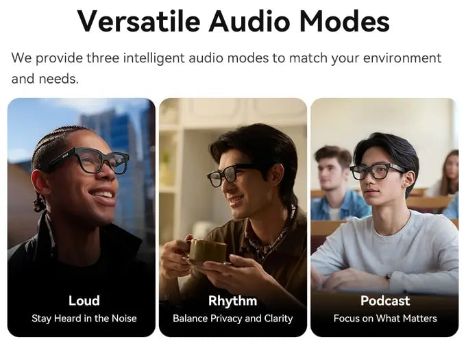 Rokid Glasses lightweight AR smartglasses take photos navigate in real time translate teleprompters AI Glasses Metanexus XR
