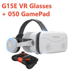 Black MetaNexusXR G15E VR headset showing IMAX 3D movie features and phone docking | MetaNexusXR