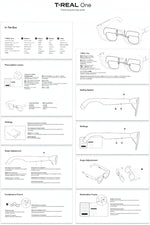 XREAL One AR Glasses Native 3 DoF, 147" 50°FOV 120Hz HD Display, Real 3D Video Display Glasses for iPhone 17/16, Steam Deck Metanexus XR