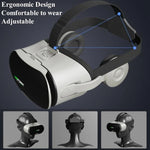 Original J70 4K Wireless Virtual Reality VR Glasses Stereo 3D Videos Google Cardboard Box Headset Helmet for Smartphone Max 6.7" Metanexus XR