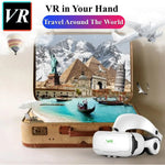 MetaNexusXR VR headset box, showcasing G02ef IMAX 3D glasses with phone compatibility and gamepad support. | MetaNexusXR