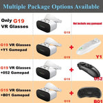 MetaNexusXR VR headset and IMAX 3D glasses, compatible with iOS/Android phones and game joysticks. | MetaNexusXR