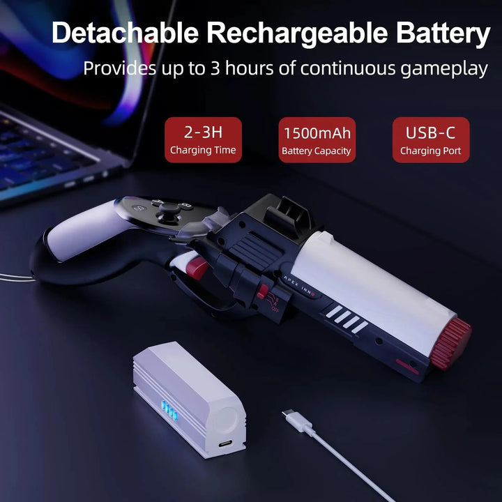 Meta Quest 3S electric pistol grip Metanexus XR