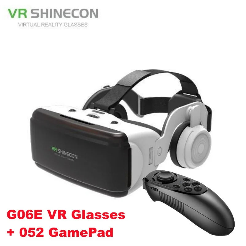 MetaNexusXR VR headset and IMAX screen displaying a virtual world. | MetaNexusXR