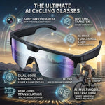 MetaNexusXR AI smart glasses for outdoor sports: 800W camera, 100+ translations, 3000W photo, 1200P video, AI voice assistant. | MetaNexusXR
