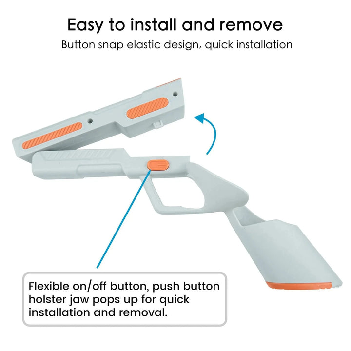 VR Gun Stock For Meta Quest 3/3S Enhanced Shooter Gaming Experience Controller Grips Extension Handle Retrofitting Accessories Metanexus XR