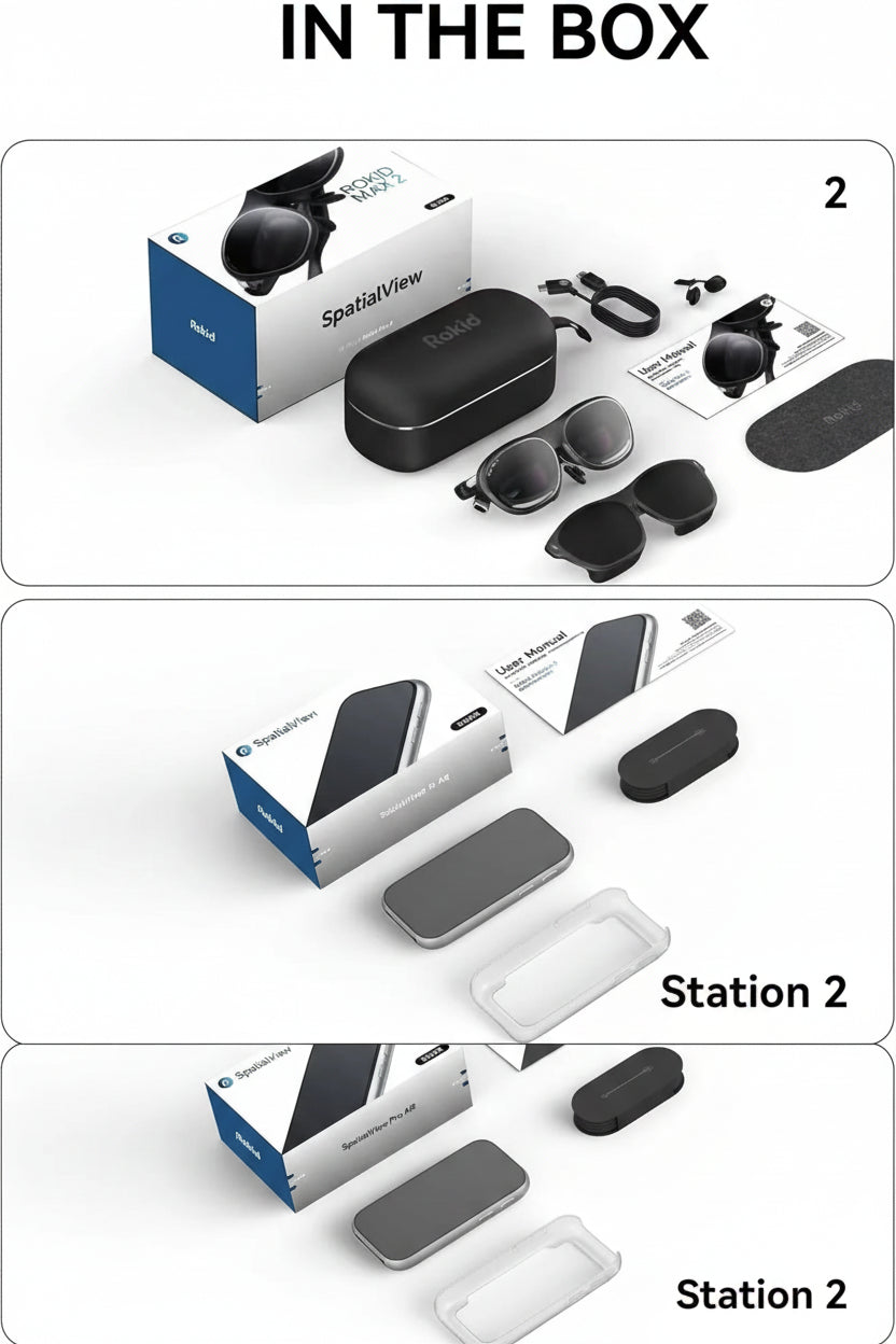 MetaNexusXR presents Rokid AR glasses: 3-screen 360" Micro-OLED, 120Hz, 600 nits for immersive gaming & multi-tasking. | MetaNexusXR