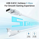 AMVR Type-C USB Cable Fast Charging 18W Rechargeable VR Link Cable For Quest 3/3S/2/Pro For Pico4/Ultra Compatible PC/Steam Metanexus XR