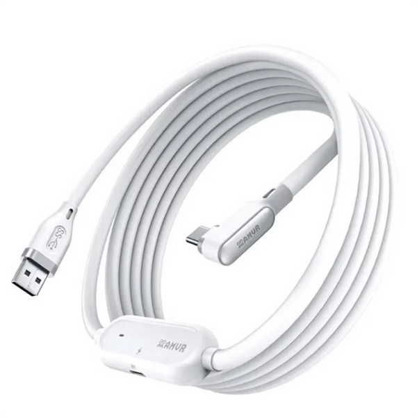 AMVR Type-C USB Cable Fast Charging 18W Rechargeable VR Link Cable For Quest 3/3S/2/Pro For Pico4/Ultra Compatible PC/Steam Metanexus XR