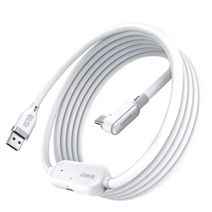 AMVR Type-C USB Cable Fast Charging 18W Rechargeable VR Link Cable For Quest 3/3S/2/Pro For Pico4/Ultra Compatible PC/Steam Metanexus XR