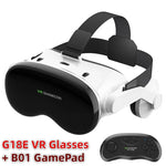 Black and white VR headset with adjustable padded straps and phone slot for 4.7-7 inch devices | MetaNexusXR