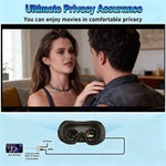 Black headset with front camera module and adjustable strap on white background | MetaNexusXR