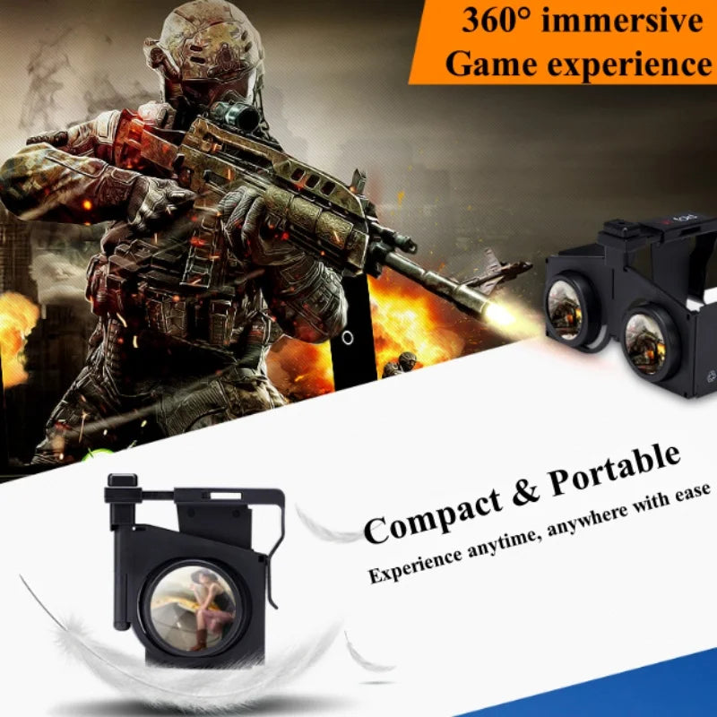 MetaNexusXR portable folding VR glasses for immersive mobile phone movies and games. | MetaNexusXR