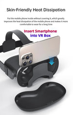 MetaNexusXR G18 VR headset displaying large 4K 3D smartphone screen for immersive viewing | MetaNexusXR
