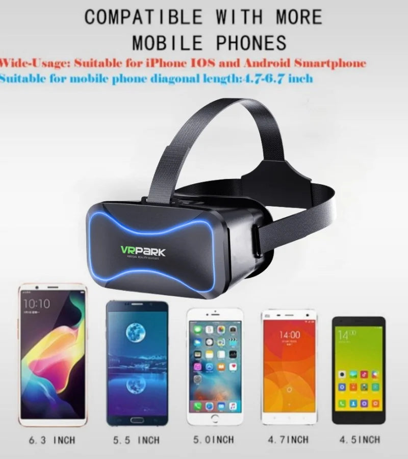 MetaNexusXR V7 4K VR headset for iOS/Android phones, supports joysticks. | MetaNexusXR