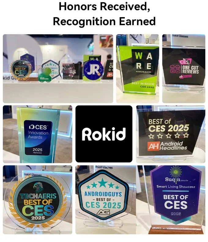 Rokid Glasses lightweight AR smartglasses take photos navigate in real time translate teleprompters AI Glasses Metanexus XR