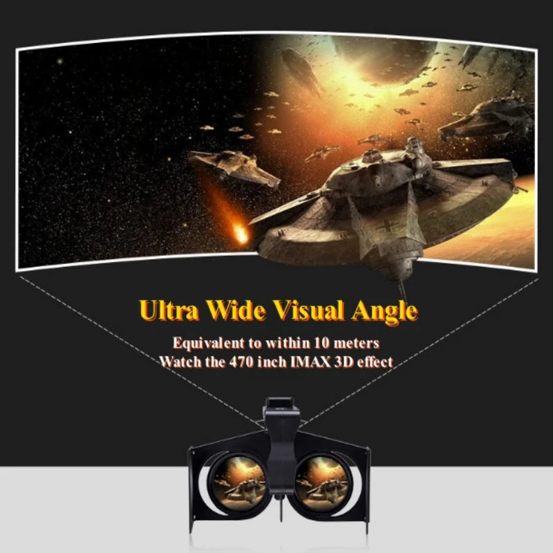 MetaNexusXR portable folding VR glasses: immersive IMAX 3D movies and games on 4-6" phones. | MetaNexusXR