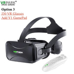 Original J30 4K Virtual Reality 3D Glasses Box Stereo VR Google Cardboard Headset Helmet for IOS Android Phone Max 6.7",Rocker Metanexus XR
