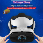 Virtual Reality VR Glasses for Phone IMAX Huge Screen 3D Glasses Google Cardboard Box VR Headset Helmet with Fan,Support Gamepad Metanexus XR