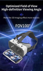 Black G15 IMAX VR headset with smartphone slot and head strap for 4.7-7in phones | MetaNexusXR