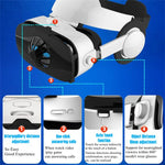 Virtual Reality VR Glasses for Phone IMAX Huge Screen 3D Glasses Google Cardboard Box VR Headset Helmet with Fan,Support Gamepad Metanexus XR
