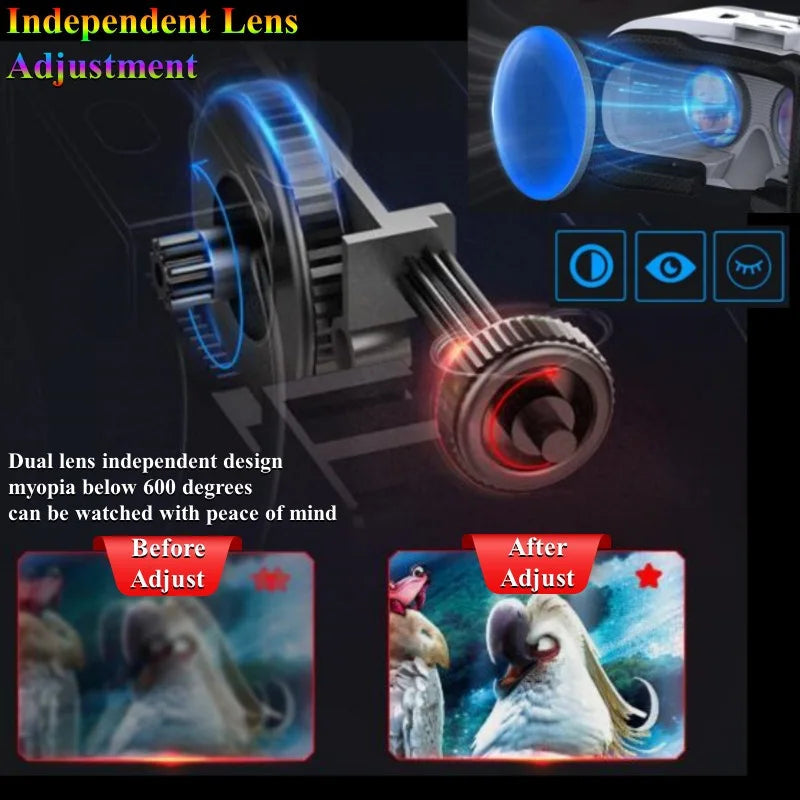 MetaNexusXR VR headset box, featuring IMAX immersive 3D glasses for smartphones. | MetaNexusXR