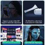 MetaNexusXR VR headset with IMAX 3D glasses, supports phone, joysticks for immersive gaming. | MetaNexusXR