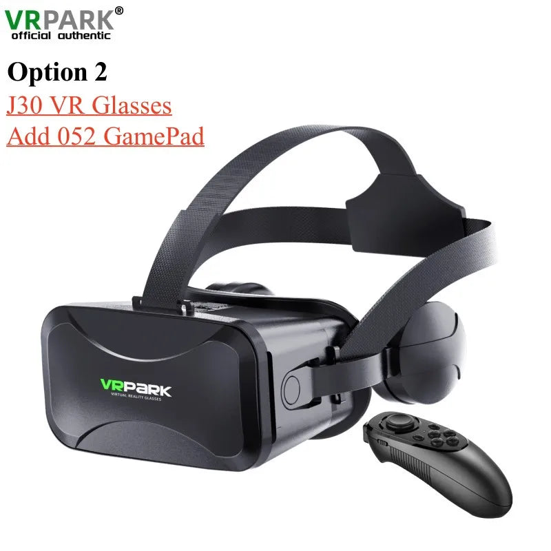 Original J30 4K Virtual Reality 3D Glasses Box Stereo VR Google Cardboard Headset Helmet for IOS Android Phone Max 6.7",Rocker Metanexus XR