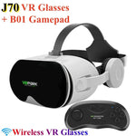 Original J70 4K Wireless Virtual Reality VR Glasses Stereo 3D Videos Google Cardboard Box Headset Helmet for Smartphone Max 6.7" Metanexus XR