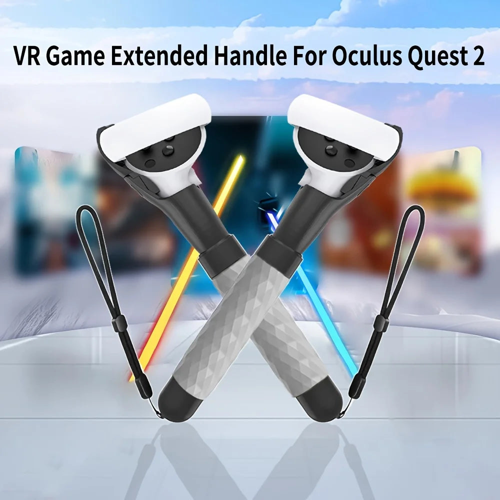 VRKOOBI Quest 2 extension grip handles, pair front view