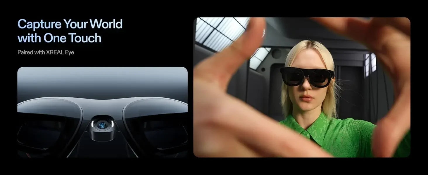 MetaNexusXR XREAL One Pro AR glasses project a 477" HD 3D private cinema on user's eyes. | MetaNexusXR