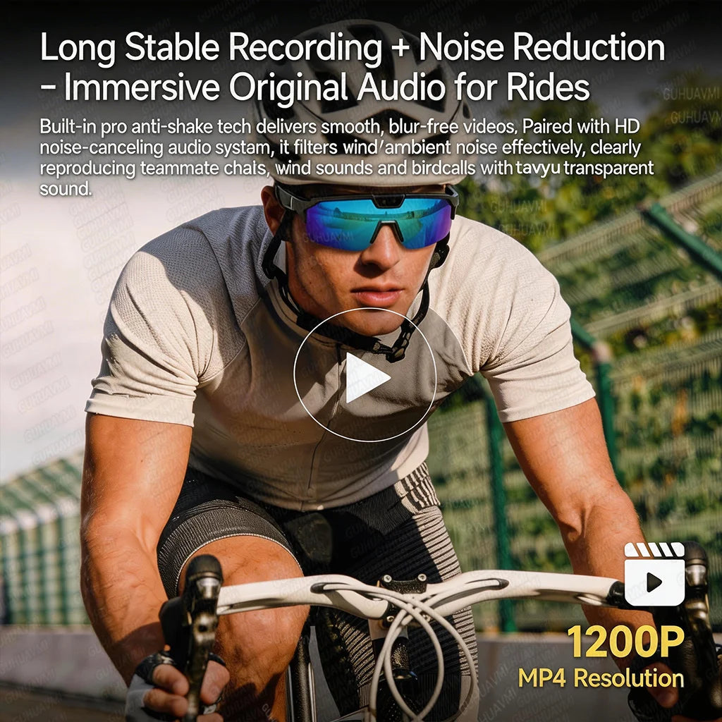MetaNexusXR AI smart glasses for outdoor sports: 800W camera, 100+ languages, 1200P video. | MetaNexusXR
