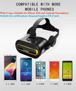 J60 wireless 4K smartphone VR headset with adjustable straps and stereo lenses | MetaNexusXR