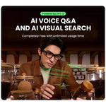 Rokid Glasses lightweight AR smartglasses take photos navigate in real time translate teleprompters AI Glasses Metanexus XR