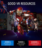 J60 4K VR headset with phone slot and padded strap for immersive 3D play | MetaNexusXR
