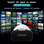 MetaNexusXR VR headset and IMAX 3D glasses with phone and joystick. | MetaNexusXR