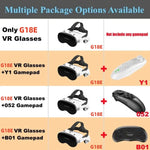 Black G18E VR headset with adjustable strap and dual-lens smartphone cradle for immersive gaming | MetaNexusXR