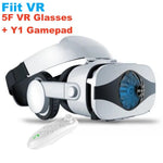 Virtual Reality VR Glasses for Phone IMAX Huge Screen 3D Glasses Google Cardboard Box VR Headset Helmet with Fan,Support Gamepad Metanexus XR