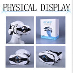 Virtual Reality VR Glasses for Phone IMAX Huge Screen 3D Glasses Google Cardboard Box VR Headset Helmet with Fan,Support Gamepad Metanexus XR