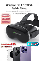 Sleek MetaNexusXR G18 VR headset with phone slot and dual joysticks for immersive play | MetaNexusXR