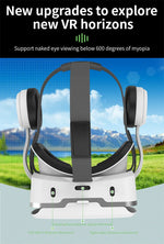 MetaNexusXR G15E VR glasses with adjustable phone cradle for 4.7-7 inch devices | MetaNexusXR