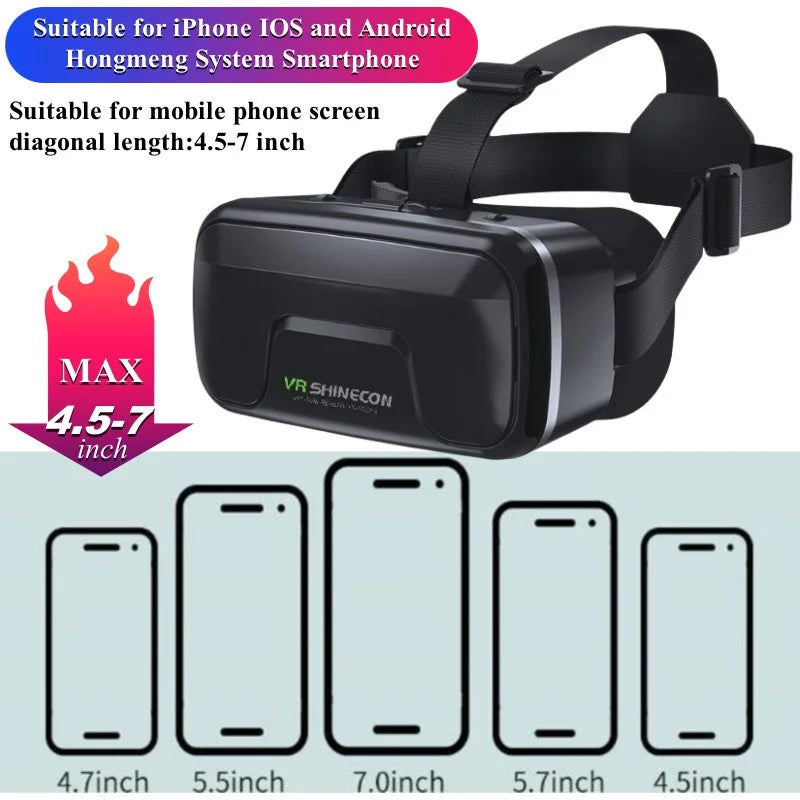 MetaNexusXR G04A IMAX 3D VR headset with phone support, compatible with game controllers. | MetaNexusXR